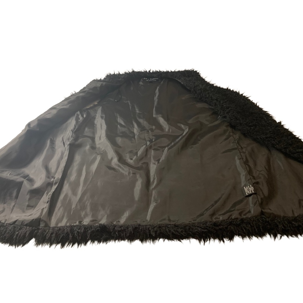 BLACK LONG FAUX FUR (really soft) VEST! - Picture 2 of 6